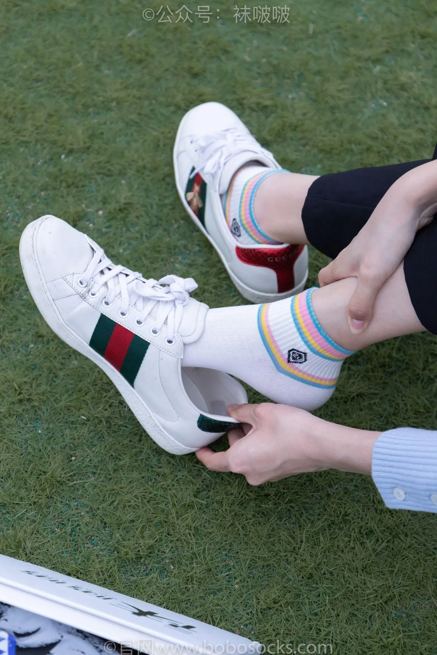[BoBoSocks袜啵啵]NO.021 泡芙-板鞋、白棉袜、裸足 [131P]插图2